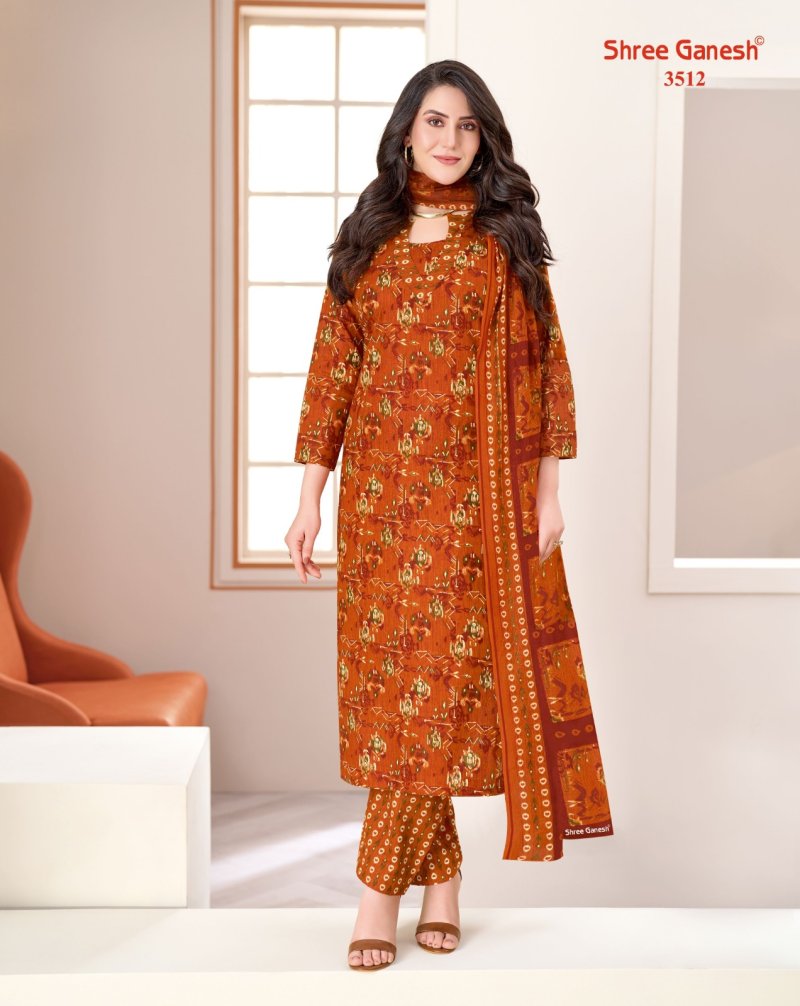 Samiyra Vol 25 By Shree Ganesh Cotton Printed Dress Material